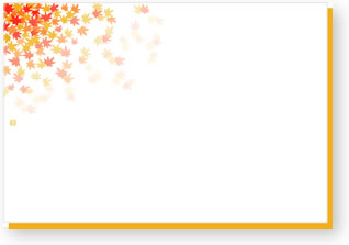 紙製ランチョンマット　もみじ（赤）（業務用）